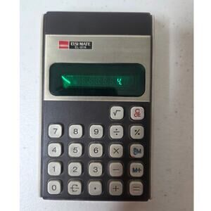 Sharp Elsi Mate EL-8116 Green Calculator